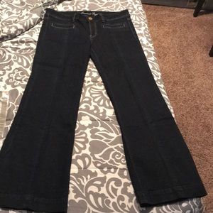 Flare low rise jeans